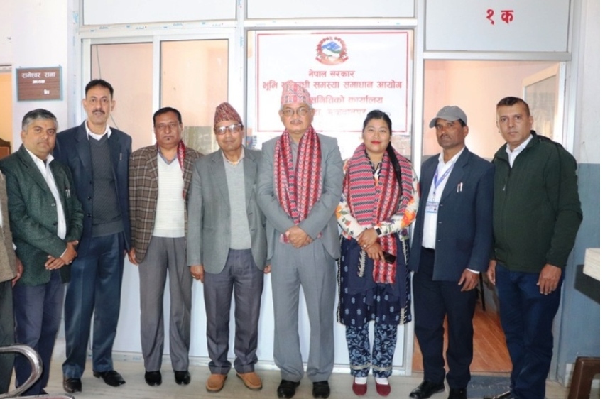 मकवानपुरमा भुमि सम्बन्धी आयोगको कार्यालय स्थापना, भूमि समस्याको समाधानलाई प्रभावकारी रुपमा अगाडि बढाउने अध्यक्ष रानाको प्रतिबद्धता