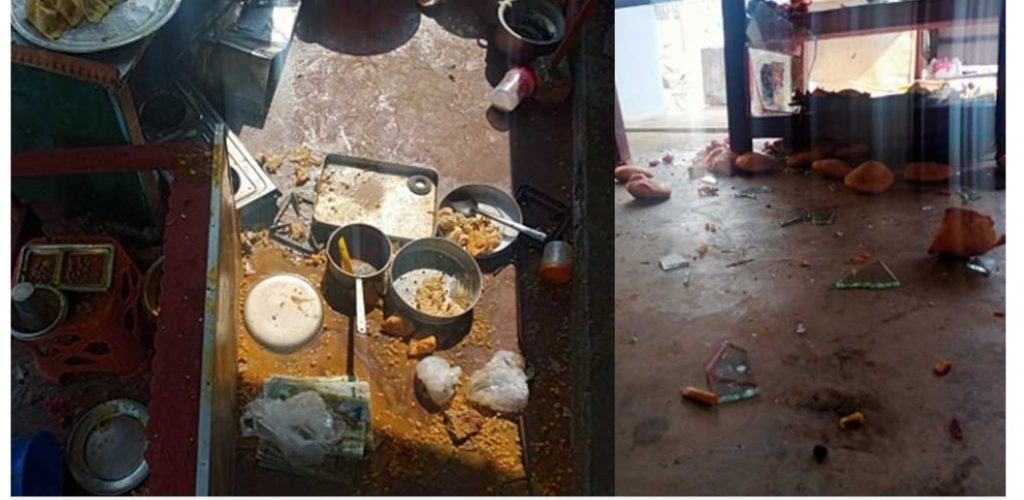 चियानास्ता पसलमा काम गरिरहेका आमाछोरी माथि उम्लिइरहेको तातो तेल खन्याइयो