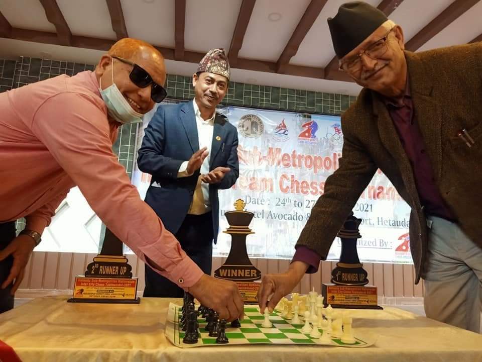 अन्तर शहर बुद्धिचाल प्रतियोगिता हेटौंडामा  सुरु,  बिजेताले २ लाख ५० हजार प्राप्त गर्ने