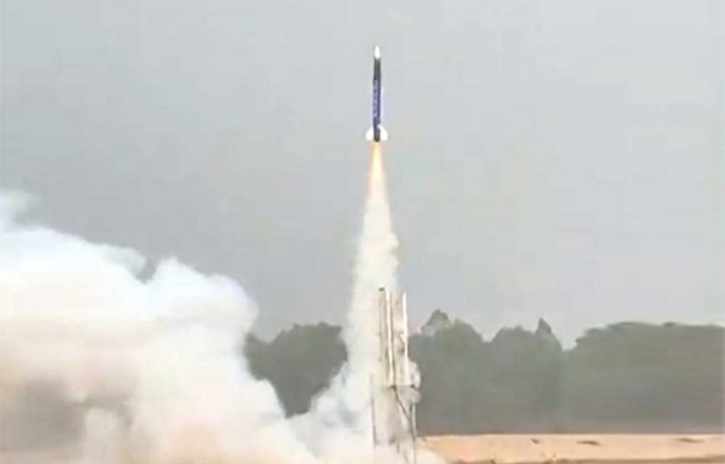 करिब डेढसय मिटर अपलिफ्ट भएर खस्यो ‘गरुडा’ रकेट , प्रक्षेपण प्रयास मात्र