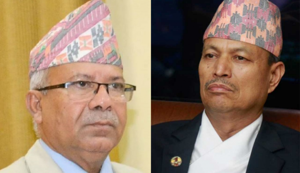 नेकपा एमालेका नेता माधव नेपाल र भीम रावल साधारण सदस्यसमेत नरहने गरी निलम्बित