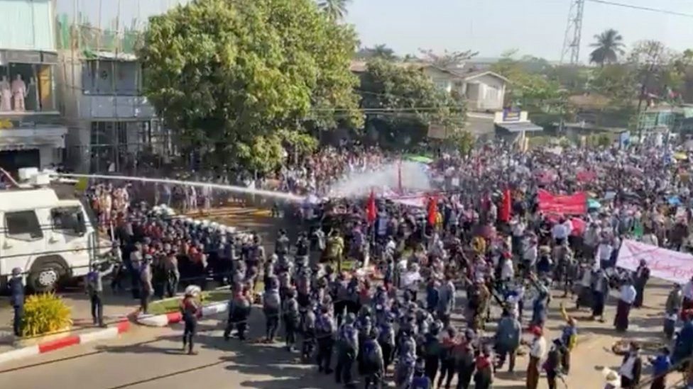 म्यान्मारमा सेनाको दमन,  बागो सहरमा ८० बढीको मृत्यु अहिले सम्म ६ सयभन्दा धेैरे मारिए