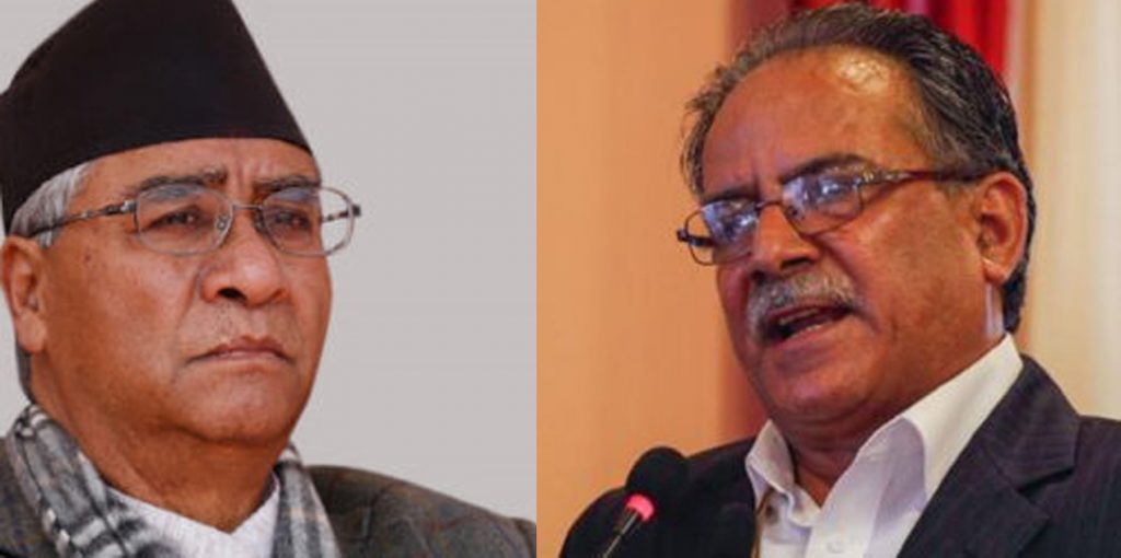 देउवा / प्रचण्ड भेटबार्ता : बहुमतीय सरकारको दावी गर्ने देउवा सितलनिवास जाँदै ﻿