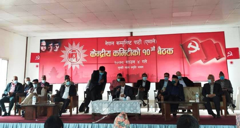 एमालेले नेपाल पक्षका २२ सांसदलाई कारवाही गर्ने