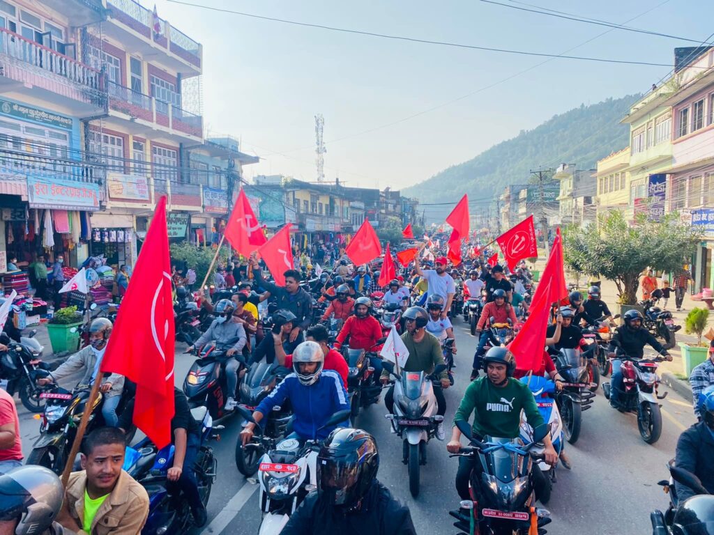 वाइसीएल हेटौंडाद्वारा मोटरसाइकल र्यालिको आयोजना