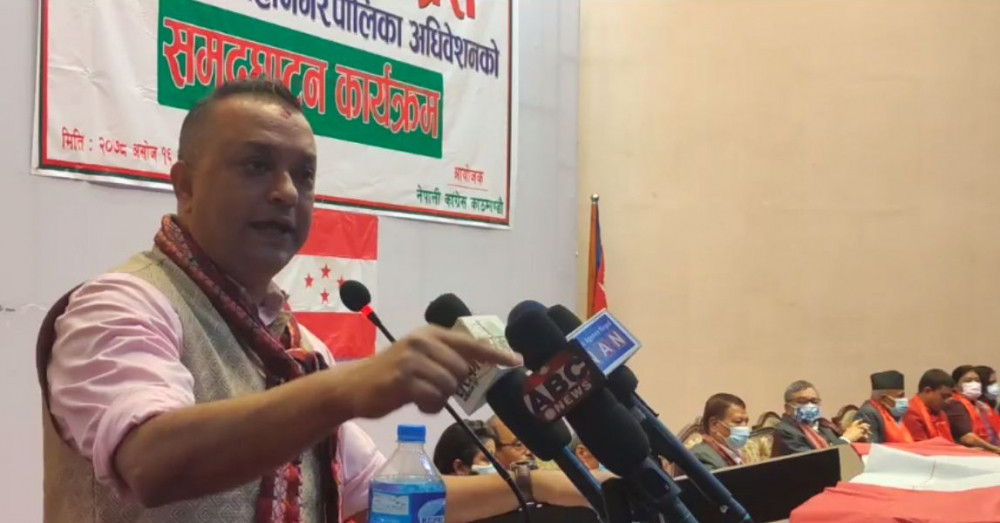 सबै कम्युनिस्टसँग कांग्रेस एक्लैले चुनाव लड्ने तागत राख्नुपर्छ : नेता थापा