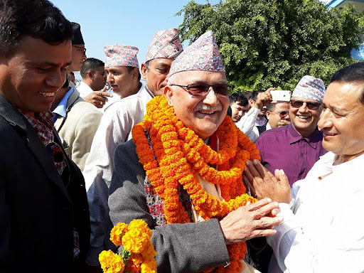 भारी मतसहित एमाले अध्यक्षमा ओली विजयी