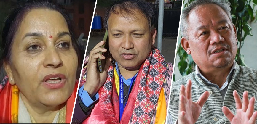 कांग्रेस सह-महामन्त्रीमा डिना, परियार र आङ्देम्बे विजयी