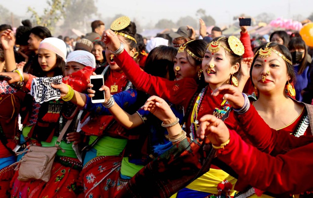 किरात समूदायले आज प्रकृतिको पूजा गरी उधौली पर्व मनाउँदै
