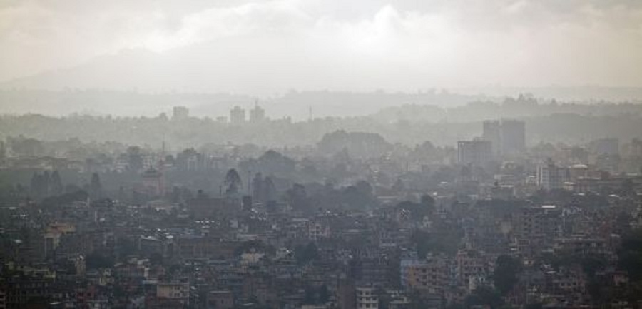 काठमाण्डौमा आज पनि वायु प्रदूषण उच्च : विश्वका प्रदूषित शहरमध्ये दोस्रो स्थानमा