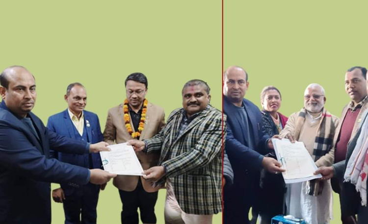 मधेश प्रदेश सभामुखमा एमालेका रामचन्द्र र कांग्रेसका जंगीलालको उम्मेदवारी