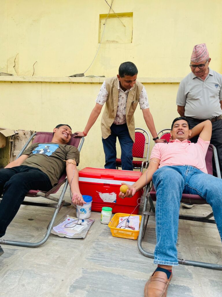 नेपाल रेडक्रस सोसाइटी हेटौंडा उपशाखाद्वारा रक्तदान कार्यक्रमको आयोजना