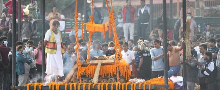 २ जना युवा खेलाडीको पशुपतिमा अन्तिम संस्कार