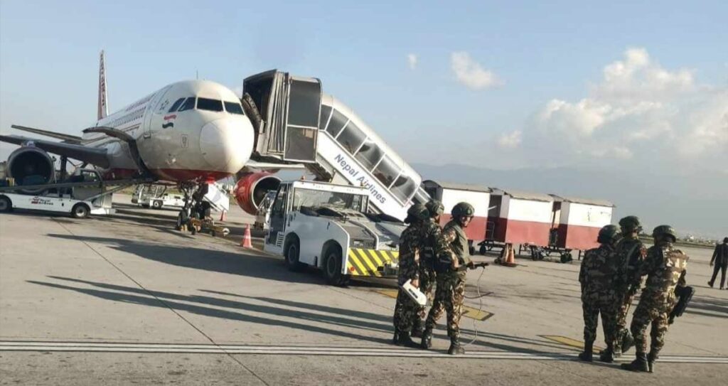 एयर इण्डियाको विमानमा शंकास्पद बस्तु फेला परेन