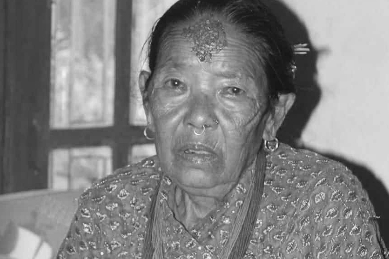 थाहाकर्मी तामाङलाई मातृशोक