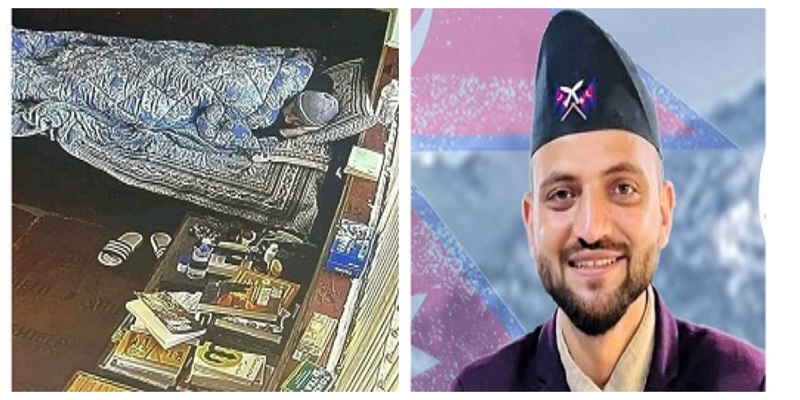 रवि लामिछाने हिरासतमा सुतेको फोटो सार्वजनिक गर्ने निकोलस भुसाल पक्राउ