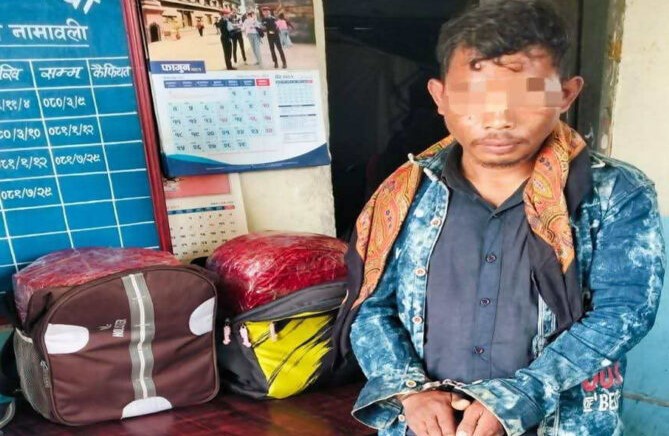 पाख्रिन गाँजासहित पथलैयाबाट पक्राउ